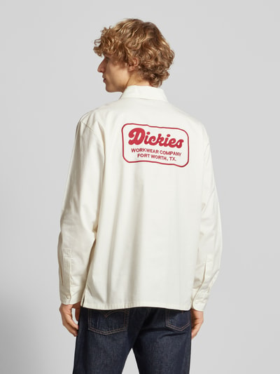 Dickies Regular fit vrijetijdsoverhemd met borstzakken, model 'LEWISTOWN' Offwhite - 5