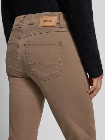 Angels Jeansy o kroju regular fit z 5 kieszeniami model ‘CICI 34’ Szarobrązowy 3