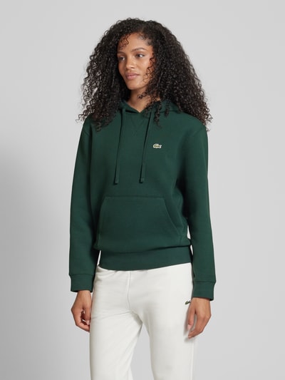 Lacoste Sport Hoodie met labelbadge Donkergroen - 4