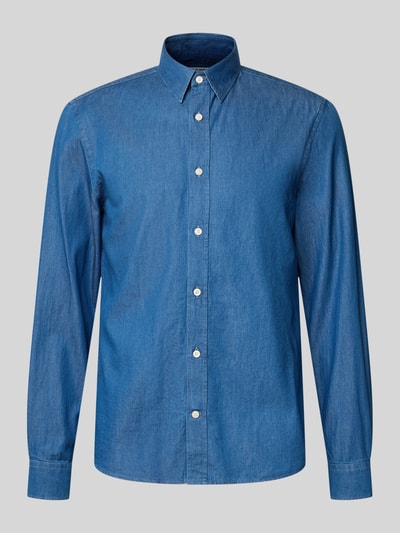 Tiger Of Sweden Regular fit vrijetijdsoverhemd met kentkraag, model 'SPENSER' Jeansblauw - 2