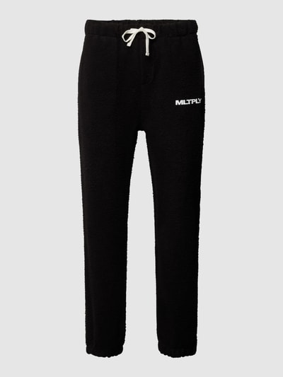Multiply Apparel Jogpants mit Label-Print Black 2