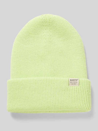 Barts Beanie mit Label-Detail Modell 'KINABALU' Neon Gelb 1