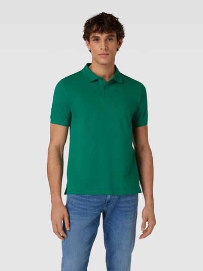 s.Oliver RED LABEL Koszulka polo w jednolitym kolorze Zielony 4