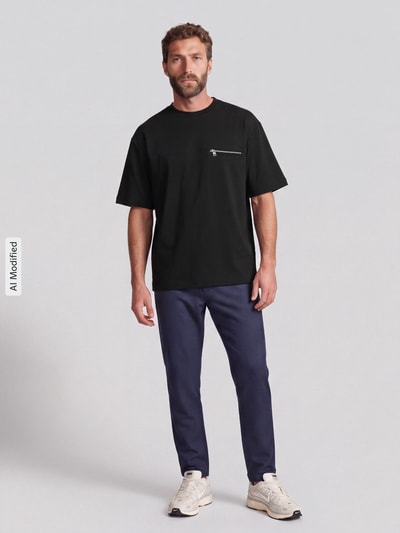 HUGO Regular Fit T-Shirt aus reiner Baumwolle Modell 'Derenn' Black 1