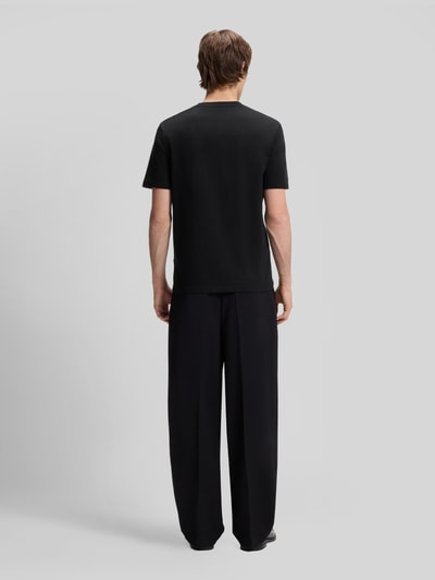 HUGO Regular Fit T-Shirt aus reiner Baumwolle Modell 'Durose' Black 5