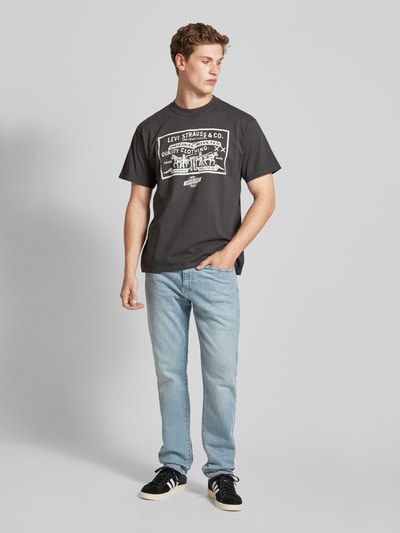 Levi's® Jeansy o kroju tapered fit z 5 kieszeniami model ‘502’ Jeansowy niebieski 1