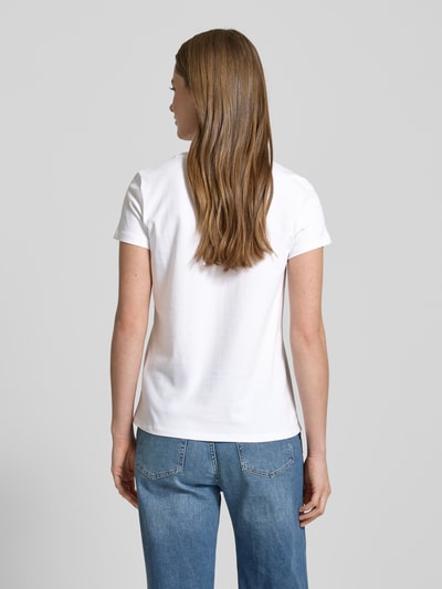 More & More T-Shirt mit Motiv- und Statement-Print Offwhite 5