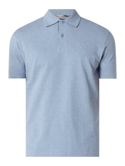 Barbour Poloshirt aus reiner Baumwolle Hellblau 2