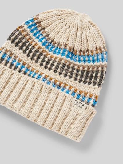 Barts Beanie mit Label-Detail Modell 'TRAVVIS' Offwhite 2