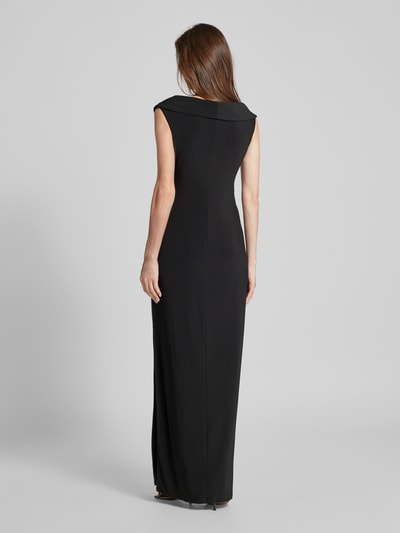 Lauren Ralph Lauren Abendkleid mit Knotendetail Modell 'LEONIDAS' Black 5