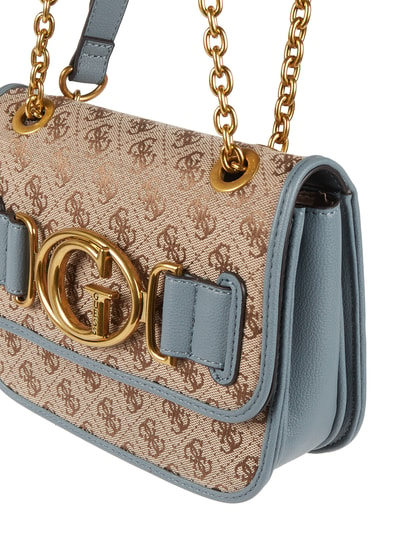 Guess Crossbody Bag mit Logo-Muster Modell 'Aileen' Rauchblau 3