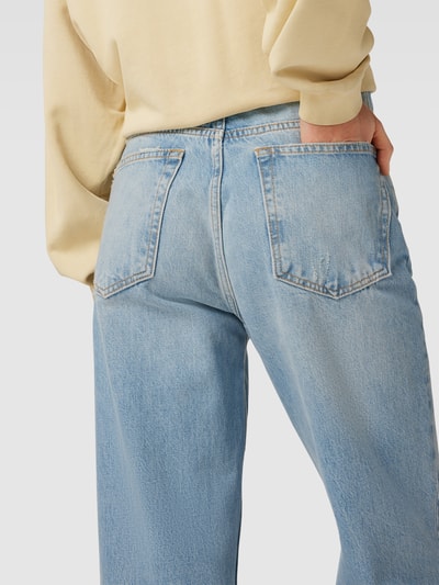 Anine Bing Jeans mit Label-Patch Hellblau 3