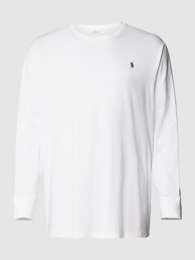 Polo Ralph Lauren Big & Tall PLUS SIZE shirt met lange mouwen en ronde hals Wit - 2