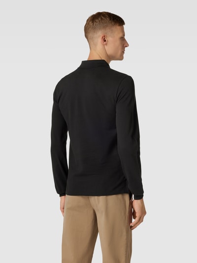 Polo Ralph Lauren Slim Fit Poloshirt mit Label-Stitching Black 5