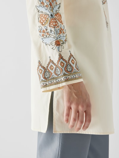 Tory Burch Bluse mit Zierstickerei Beige 3