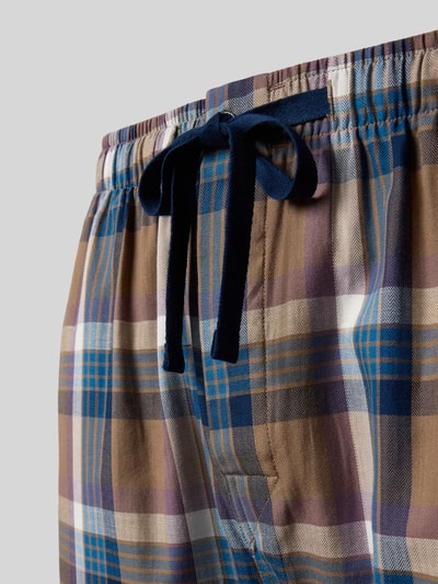 Schiesser Straight Leg Pyjama-Hose mit Tunnelzug Beige 2