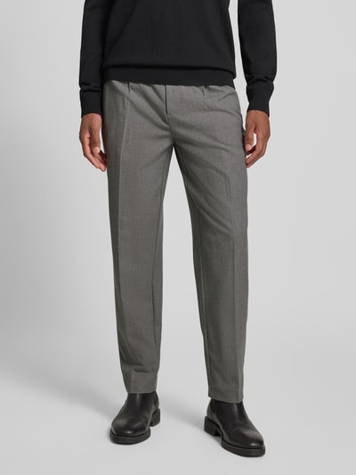 CK Calvin Klein Slim Tapered Fit Anzughose mit Bügelfalten Mittelgrau 4