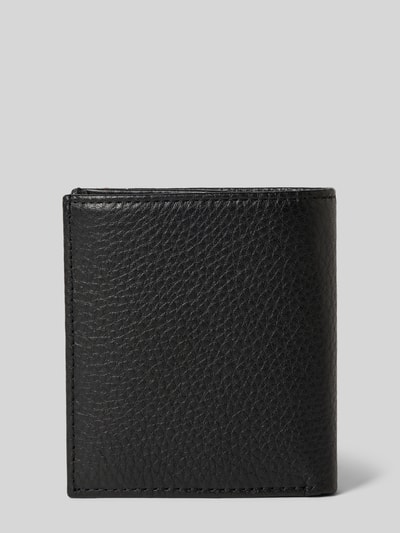 Produktfoto, Portemonnaie aus echtem Rindsleder von Tommy Hilfiger, Optik: Unifarben, Kontrastnaht, Nappaleder, Label-Print, Kartenfächer