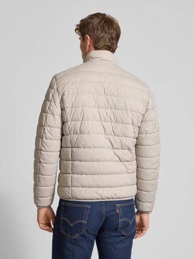 Marc O'Polo Kurtka pikowana o kroju regular fit z wodoodpornego materiału Jasnoszary 5