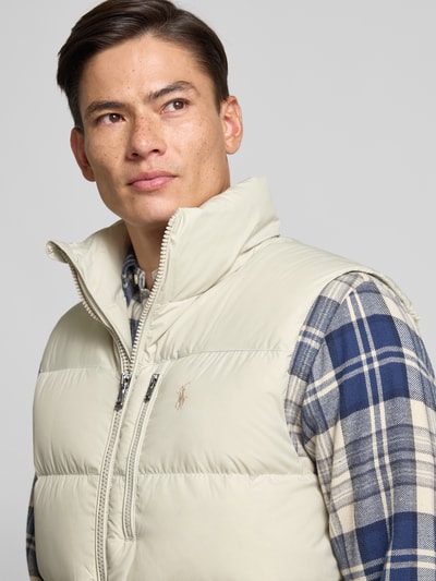 Polo Ralph Lauren Steppweste mit Reißverschluss Sand 3