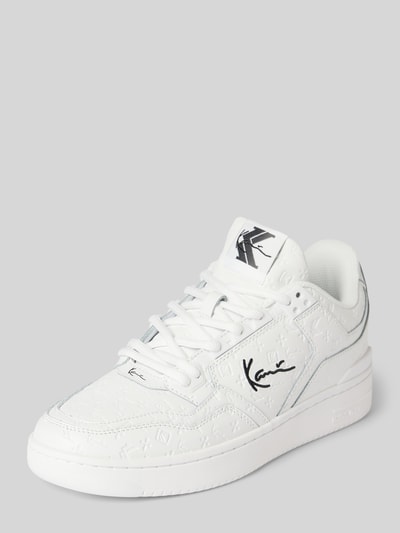 KARL KANI Sneakers van leer met labelstitching, model 'KANI 89' Wit - 1