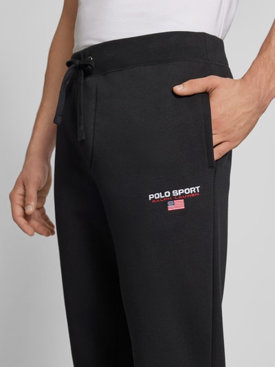 Polo Sport Slim Fit Sweatpants mit Label-Stitching Black 3