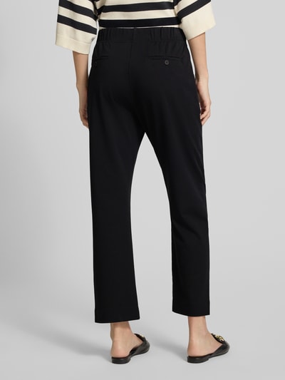Weekend Max Mara Tapered stoffen broek van een mix van lyocell en katoen, model 'ELFO' Zwart - 5