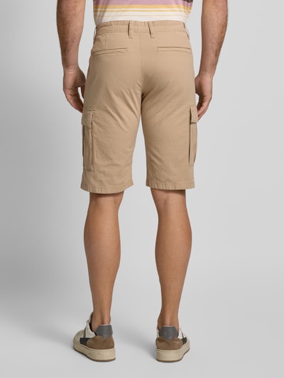 s.Oliver BLACK LABEL Relaxed Fit Cargo-Bermudas aus Baumwoll-Elasthan-Mix Beige 5