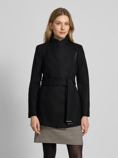 Ted Baker Płaszcz z domieszką kaszmiru model ‘ROSESS’ Czarny 4