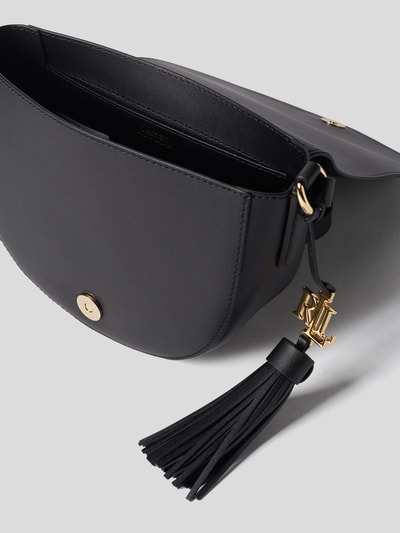 Lauren Ralph Lauren Saddle Bag mit Label-Details Black 4