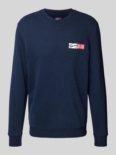 Tommy Jeans Bluza z nadrukiem z logo Granatowy 2