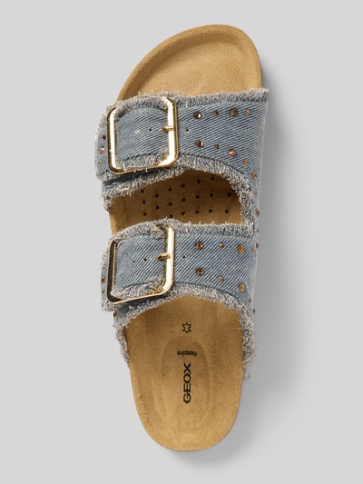 Geox Slippers in denimlook, model 'BRIONIA' Blauw - 3