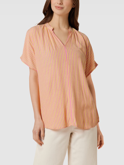 Montego Bluse mit Streifenmuster Pink 4