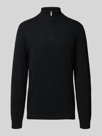 Only & Sons Regular fit schipperstrui van een mix van katoen en viscose, model 'LOUI' Zwart - 2