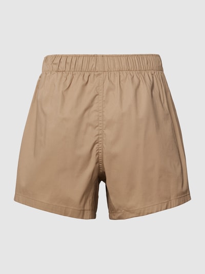 Calvin Klein Underwear Pyjama-Shorts mit Label-Patch Taupe 3