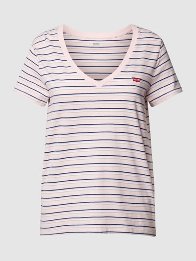 Levi's® T-shirt w paski Brudnoróżowy 2