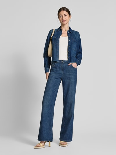 Luisa Cerano Straight Leg Jeans im 5-Pocket-Design Blau 1