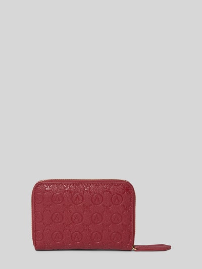 VALENTINO BAGS Portemonnee met all-over labelprint, model 'SAMBA' Rood - 2