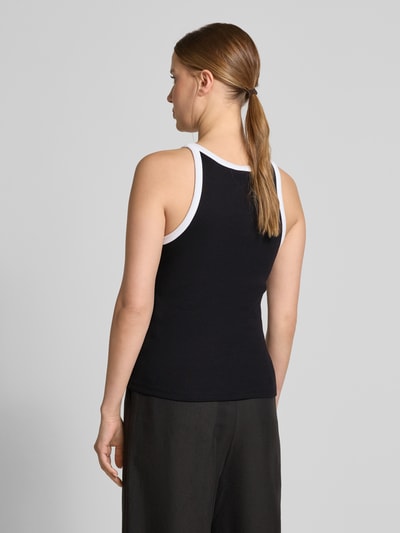 Gestuz Top z wyhaftowanym logo model ‘drew’ Czarny 5