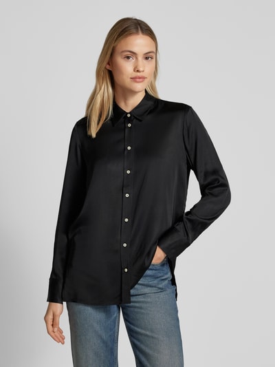 Emily Van den Bergh Bluse mit Tunikakragen BLACK 4