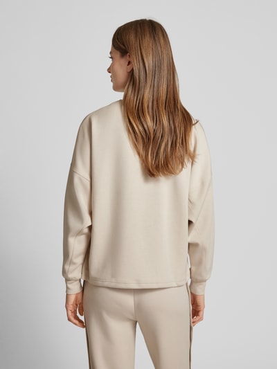 AIMN Sweatshirt mit Label-Stitching Beige 5