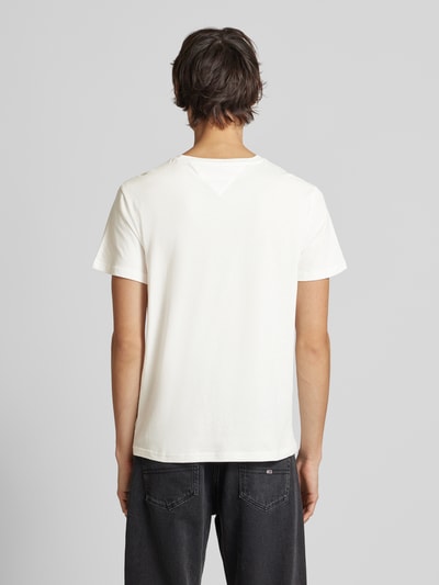 Tommy Jeans T-Shirt mit Label-Print Offwhite 5