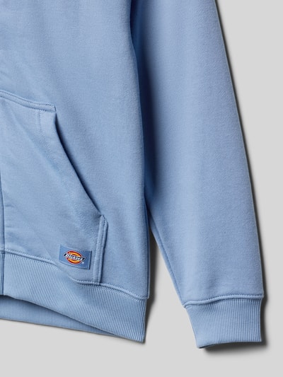 Dickies Bluza rozpinana z naszywką z logo model ‘TERRY’ Błękitny 2