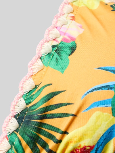 Productfoto, Bikini in allover-look model 'CRICOZANIA LUHANI' van Banana Moon, stretchmateriaal, nauwsluitende pasvorm, detailopname.