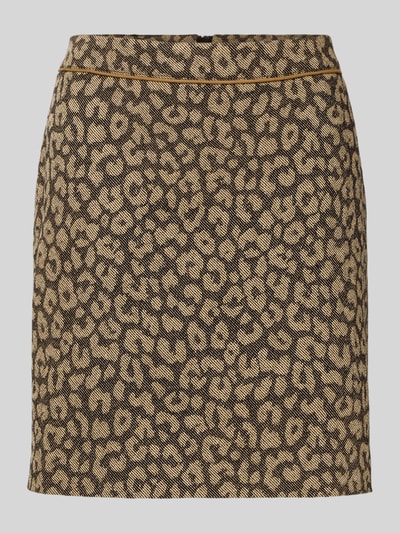 BOSS Orange Smalle minirok van katoenmix, model 'VASOLA' Beige - 2