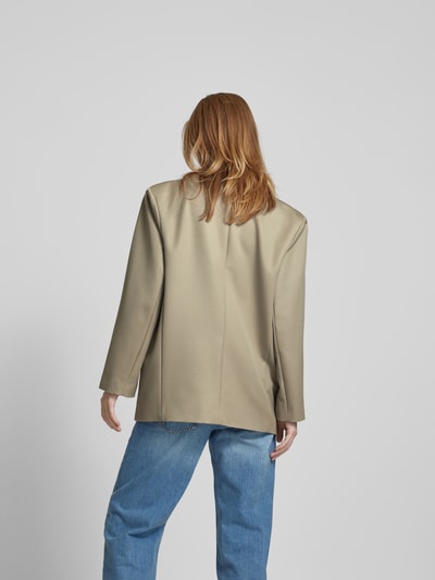 Anine Bing Blazer mit Reverskragen Khaki 5