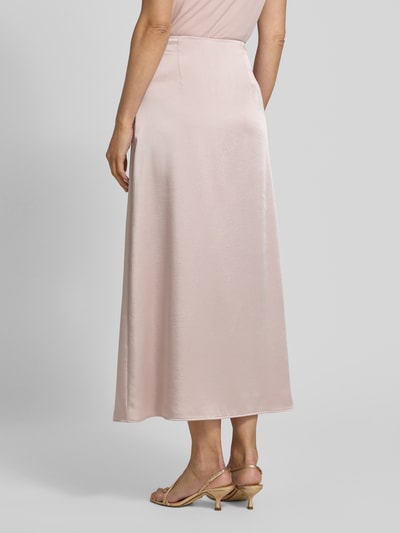 Weekend Max Mara Ausgestellter Midi-Rock in Satin-Optik Hellrosa 5