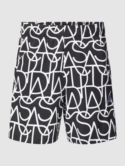 ADIDAS SPORTSWEAR Sweatshorts mit Allover-Print Black 2