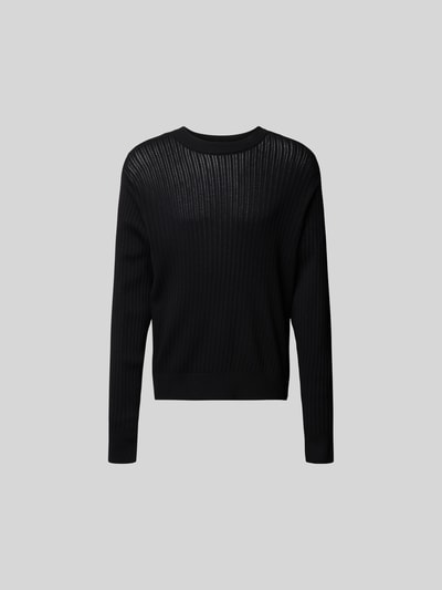 WON HUNDRED Pullover in Strick-Optik Black 2