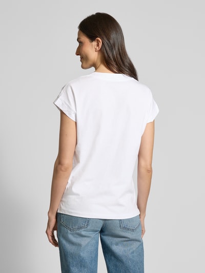 Soyaconcept T-shirt met V-hals, model 'DERBY' Wit - 5